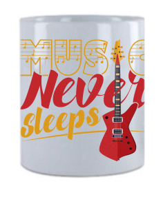 Music Never Sleeps-Beker