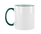 R&H Mok 11oz groen ,diameter ca. 8,2 cm/hoogte ca. 9,5 cm
