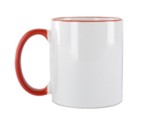 R&H Mok 11oz Rood ,diameter ca. 8,2 cm/hoogte ca. 9,5 cm