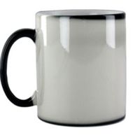 Magic mok(verkleurd door warmte) ,diameter ca. 8,2 cm/hoogte ca. 9,5 cm