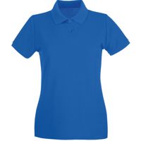 Lady Poloshirt-Royal Blue,100% katoen, Gewicht:180 g/m².
