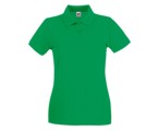 Lady Poloshirt-Kelly Green,100% katoen, Gewicht:180 g/m.