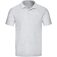 Men/Unisex  Polo Shirt ,100% katoen, Gewicht 180 g/m. Heather Grey