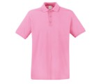 Premium Polo Men/Unisex Polo, Light Pink,100% katoen,Weight:180gm/m²
