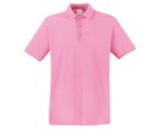 Premium Polo Men/Unisex Polo, Light Pink,100% katoen,Weight:180gm/m