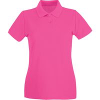 Lady Poloshirt-Fuchsia,100% katoen, Gewicht:180 g/m.