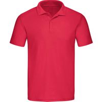 Men/Unisex  Polo Shirt ,100% katoen, Gewicht 180 g/m. Rood 