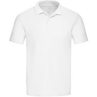 Men/Unisex  Polo Shirt ,100% katoen, Gewicht 180 g/m². Wit 