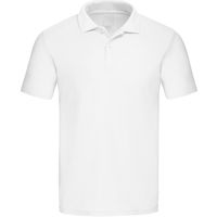 Men/Unisex  Polo Shirt ,100% katoen, Gewicht 180 g/m. Wit 