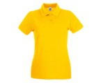 Lady Poloshirt-Sunflower,100% katoen, Gewicht:180 g/m.