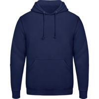 Men/Unisex Hooded-Sweatshirt - Navy,80% combed katoen - 20% polyester Weight: 280 g/m2.