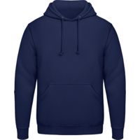 Men/Unisex Hooded-Sweatshirt - Navy,80% combed katoen - 20% polyester Weight: 280 g/m2.