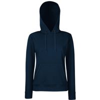 Hooded Sweat Women- 80% katoen , 20% polyester, Weight: 280 g/m2,Navy.