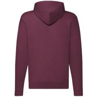 Men / Unisex  Hooded Sweat Jacket - burgundy, 70% katoen, 30% polyester Weight: 280 g/m2.