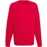 Men/Unisex Sweatshirt - Red ,80% combed katoen - 20% polyester, Weight: 280 g/m2, Crew neck sweatshirt .