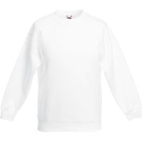 KIDS B&C SET IN Sweatshirt - Wit,80% combed katoen - 20% polyester Weight: 280 g/m2.