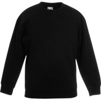 KIDS B&C SET IN Sweatshirt - Black,80% combed katoen - 20% polyester Weight: 280 g/m2.