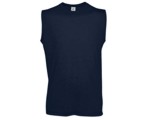 Exact Move - Men Mouwloos T-shirt,100%  katoen,145g/m²,Navy.