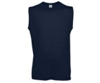 Exact Move - Men Mouwloos T-shirt,100%  katoen,145g/m,Navy.