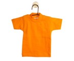 Mini T-shirt promo 12x18cm Orange. 