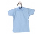 Mini T-shirt promo 12x18cm sky blue.