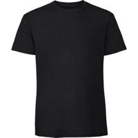Men/Unisex T-Shirt Zwart ,100% katoen.